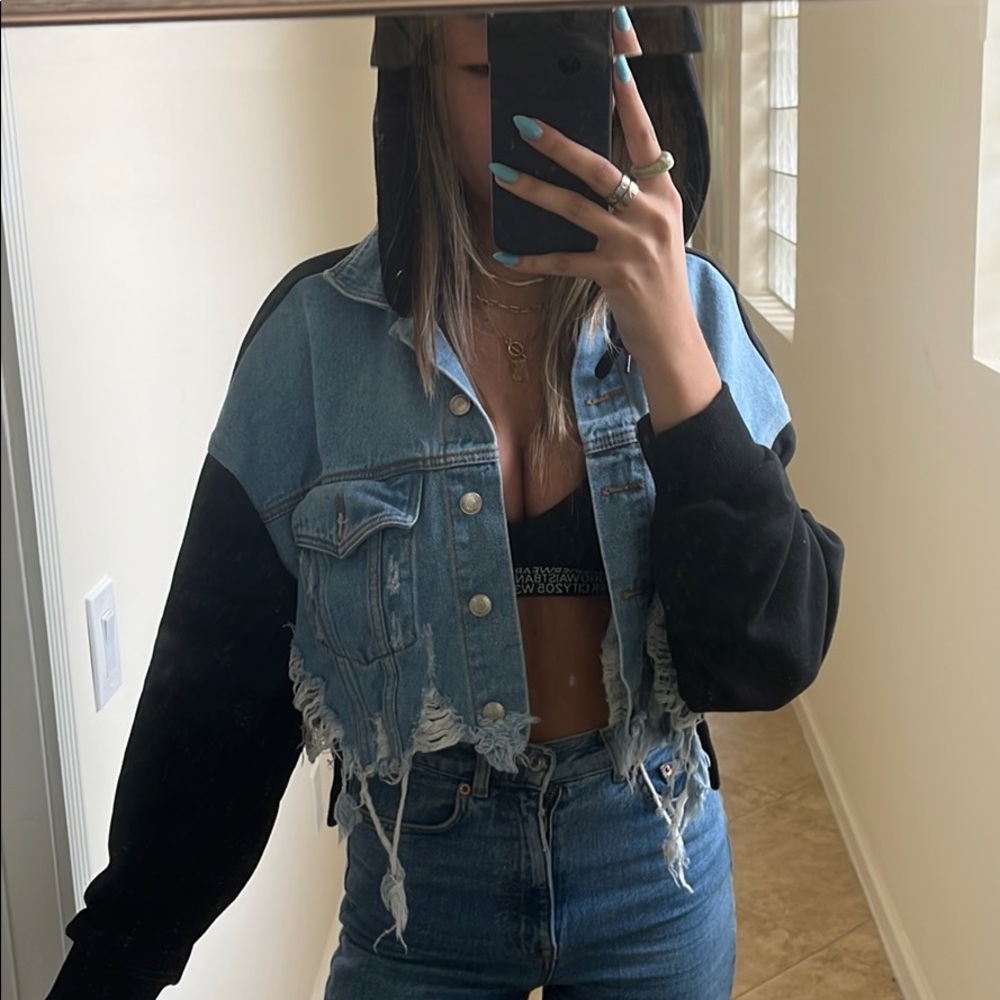 Denim/Sweat Jacket.